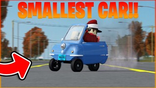 THIS Is The SMALLEST CAR In GREENVILLE?! || Roblox Greenville