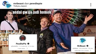 Mr Beast Bertemu PewDiePie, Sedangkan Chris...