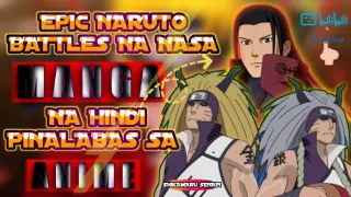 Epic Naruto Battles Na Nasa Manga Ngunit Hindi Sa Anime | tagalog explain
