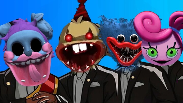 Poppy Playtime Chapter 2 ( PJ Pug-a-Pillar, Bunzo, Huggy Wuggy, Mommy ) Coffin Dance Meme ( COVER )