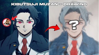 Drawing - Kibutsuji Muzan Drawing || Demon Slayer