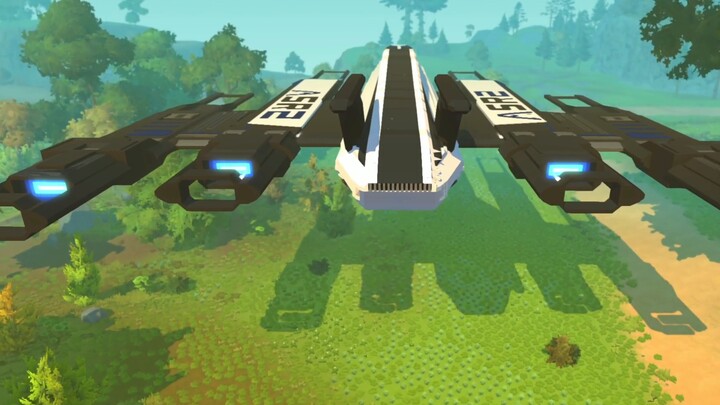 [Scrap Mechanic] It took 72,000 minutes!!!!! Super Starship Battleship made by masters!!!!!