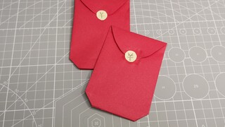 Origami ซองจดหมายสีแดงที่แพร่หลายที่สุดสามารถเรียนรู้ได้ภายในหนึ่งนาที และคุณไม่ต้องเสียเงินซื้อซองจ