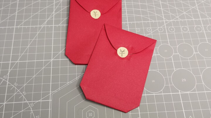 The most common red envelope handmade origami can be learned in a minute, and you don’t have to spen