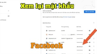 Hướng dẫn cách xem mật khẩu facebook trên máy tính laptop pc mới nhất