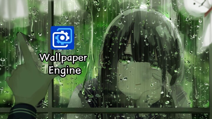 Hujan ringan - wallpaper dinamis interaktif sore hujan [wallpaper]