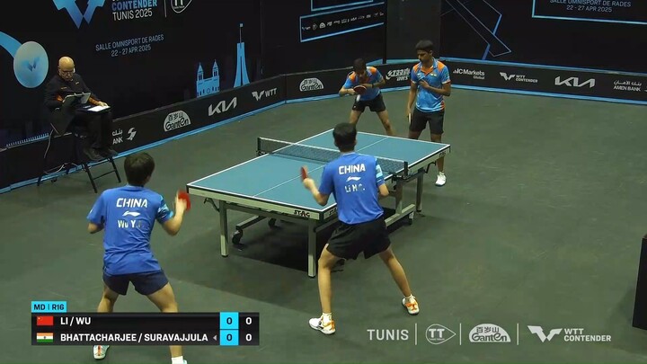 LIHECHEN/WUYIFEI-ANKUR BHATTACHARJEE/SNEHIT SURAVAJJULA-WTT Contender Tunis 2025