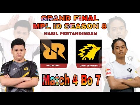MPL ID SEASON 8 RRQ HOSHI VS ONIC ESPORT GRAND FINAL - MATCH 4