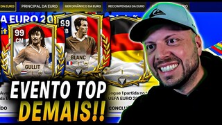 CHEGUEI GANHANDO JÁ!! NOVO evento EUROCOPA no fc mobile 24 + pack open