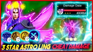 NEW BLESSING TRICK 400K DMG 3 ASTRO STAR LING 6664 6 CADIA 6 ASTRO 6  MECH ERA 4 SWORDSMAN !