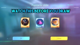 I FINALLY GOT AGENT Z & SHADOW OF OBSECURITY SKIN USING FREE DRAWS FROM ASPIRANTS UNITE EVENT | MLBB