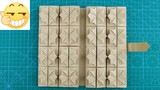 [Origami Kreatif] Folder harta karun dengan banyak mekanisme!