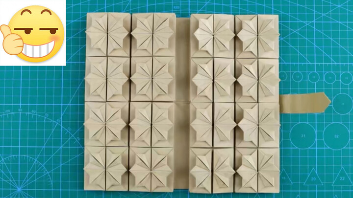[Origami sáng tạo] Chiếc hộp bí mật đầy rẫy cơ quan!