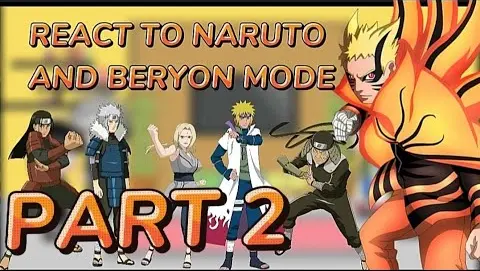 Hokages react to Naruto baryon mode and tribute to kurama. Gacha. Naruto. #React