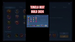 Terizla Best Build 2024 (Part 2) #shorts #mlbb