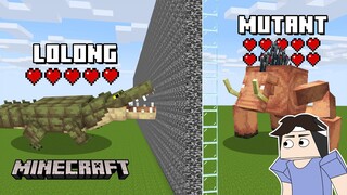 100 Lolong Vs Mutant Hoglins | Minecraft