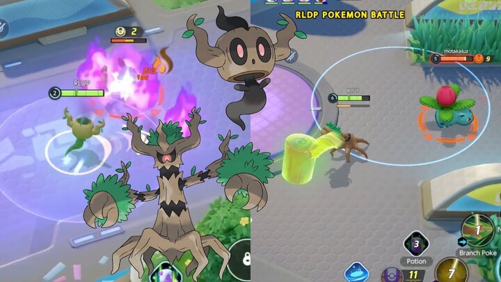 PHANTUM → Trevenant POKEMON UNITE  Gameplay BATTLE