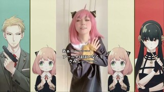 Super cute Japanese Anya cosplay!