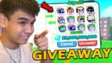 Pet Simulator X | ROBLOX - GIVING EXCLUSIVE PETS TO MY SUPPORTERS *SWERTE*