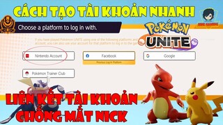 POKEMON UNITE - HƯỚNG DẪN TẠO TÀI KHOẢN NINTENDO ACCOUNT CỰC ĐƠN GIẢN VÀ CÁCH ĐĂNG XUẤT NICK GAME