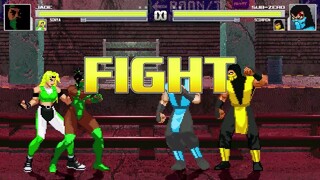 AN Mugen Request #2105: Jade & Sonya VS Sub-Zero & Scorpion