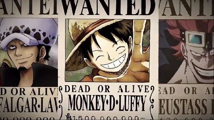 berita terbaru bounty luffy,law,dan kid sama !!!!