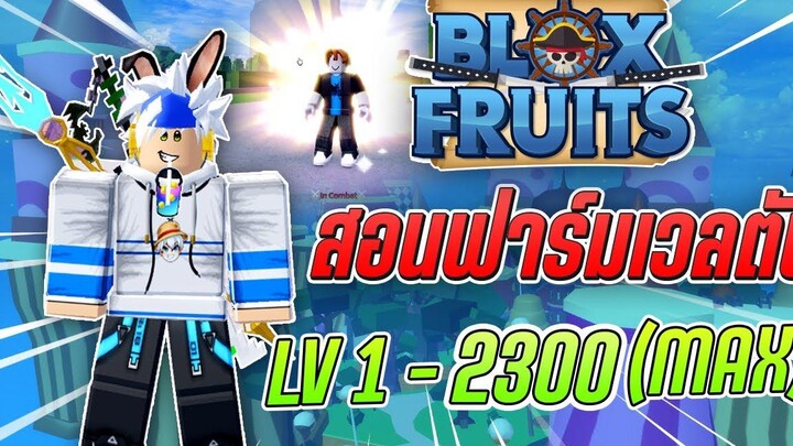 Blox Fruits สอนฟาร์มตั้งแต่ Lv1 - 2300 Max อัพเดทล่าสุด แจกโค้ดx2 5ชั่วโมง! (แจกโยรุ)