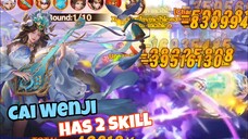 Beautiful 😍 Caiwenji, Salah satu Sphan yang punya 2 skill ❤️