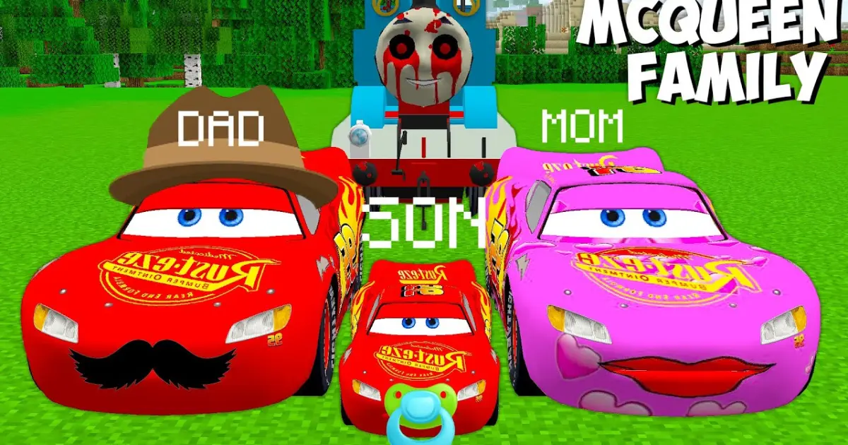 LIGHTNING MCQUEEN FAMILY vs THOMAS EXE in MINECRAFT - Gameplay Movie -  Bilibili