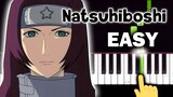 Naruto OST - Natsuhiboshi (Sumaru's Lullaby) - EASY Piano tutorial