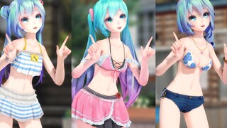 My Sorrow is Made of Water - Swimsuit Miku x 3