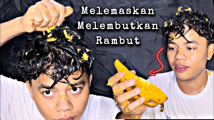 cara melembutkan + melemaskan rambut | secara alami