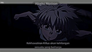 killua khawatir ama gon