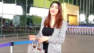 Nikki Tamboli With 🤗 🤔 🤭 Spotted At Airport