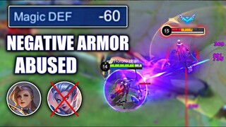 SILVANNA ABUSES NEGATIVE ARMOR | MOBILE LEGENDS