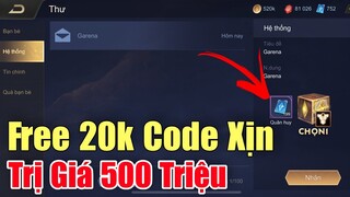 Liên Quân công bố Phát 20k GIFTCODE xịn trị giá 500 triệu - Code Free Đấu Trường Danh Vọng Mùa Đông