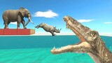 Jump over Baryonyx - Animal Revolt Battle Simulator