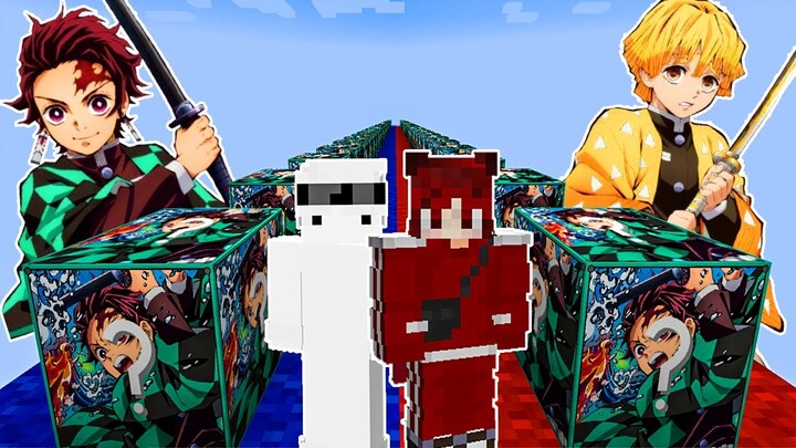 เปิดลักกี้บล็อก ดาบพิฆาตอสูร!! Minecraft LUCKY BLOCKS