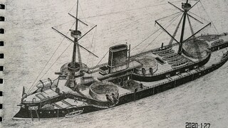 Insanely Huge Ironclad Warship!