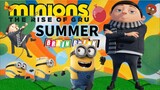 The Minions Rise of Gru Summer Run | Minions Summertime Dance and Freeze | PhonicsMan Fitness