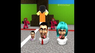 Skibidi Toilet Plays Squid Game Red Light Green Light