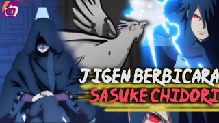 Dimensi Ruang waktu Kara | JIGEN BERBICARA  SASUKE GUNAKAN CHIDORI