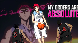 Akashi Seijuro "THE EMPEROR" - ไฮไลท์ที่ดีที่สุด - Kuroko No Basket 1080p 60fps HD