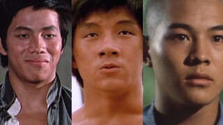 看看16位武打明星刚出道的影像，成龙 李连杰 梁小龙谁变化最大？