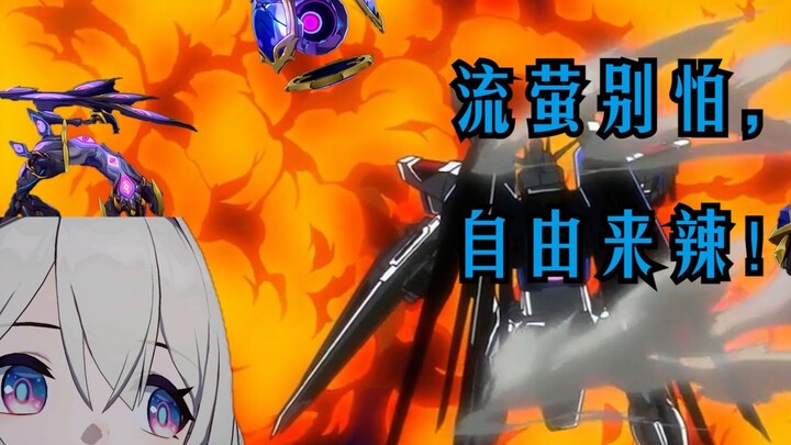 Don't be afraid, Firefly! I'm coming to rescue you in my Freedom Gundam!