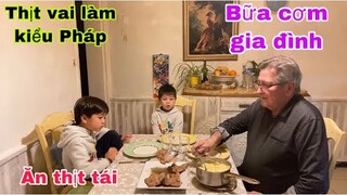 Thịt vai nấu kiểu pháp/bữa cơm gia đình/Cuộc sống pháp/món ngon mỗi ngày/món ăn ngon