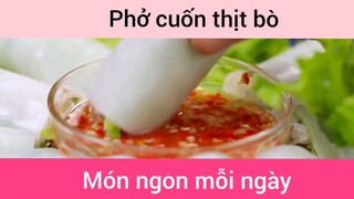 Phở cuốn thịt bò