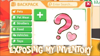 roblox: EXPOSING MY INVENTORY IN ADOPT ME!