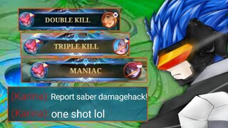 SABER MAKES ENEMY CRY, ENEMY AUTO DELETED 🔥