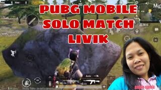 PUBG MOBILE || PLAYING SOLO MATCH LIVIK